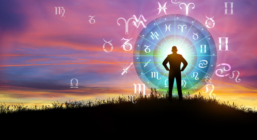 Asztrografika és asztrológiai szimbólumok – blogindító illusztráció